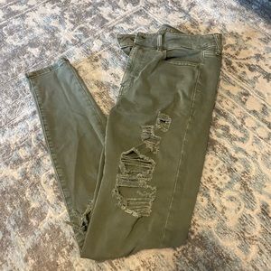 American Eagle Dark Green Jeans